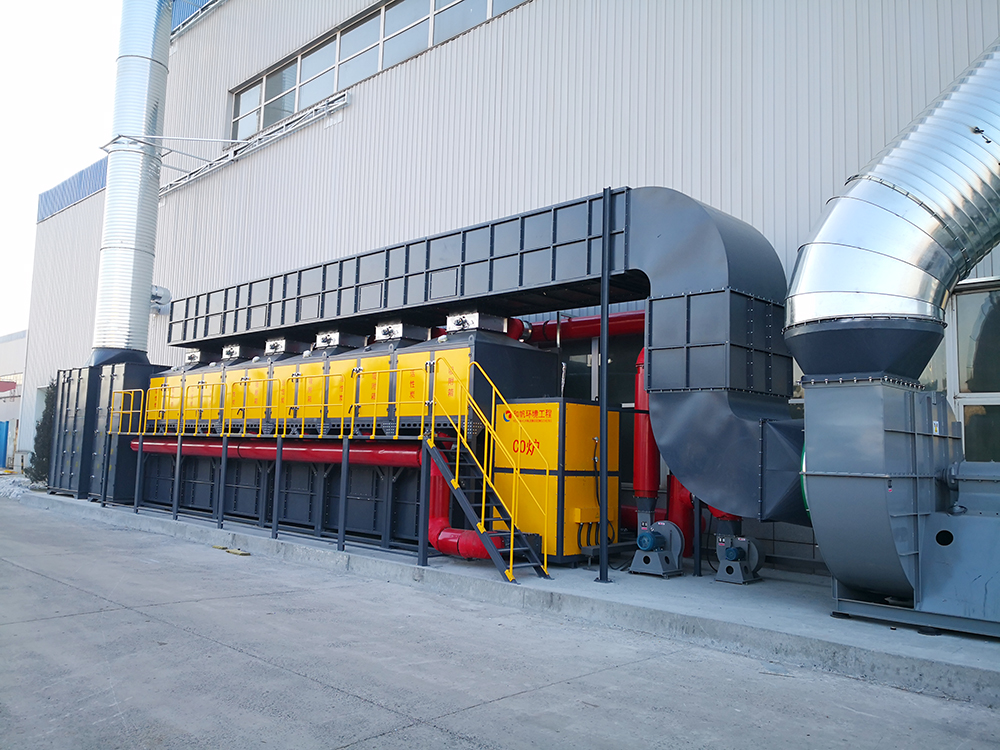 特變電工集團噴漆車間VOCs廢氣處理竣工